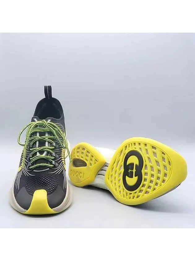 680938 Black Fabric Run Men s Sneakers Size 10