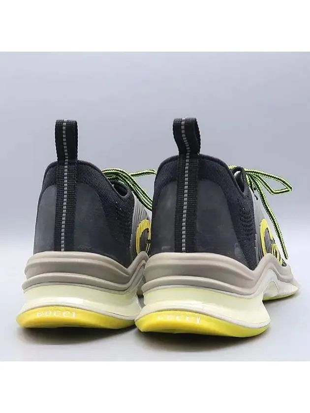 680938 Black Fabric Run Men s Sneakers Size 10