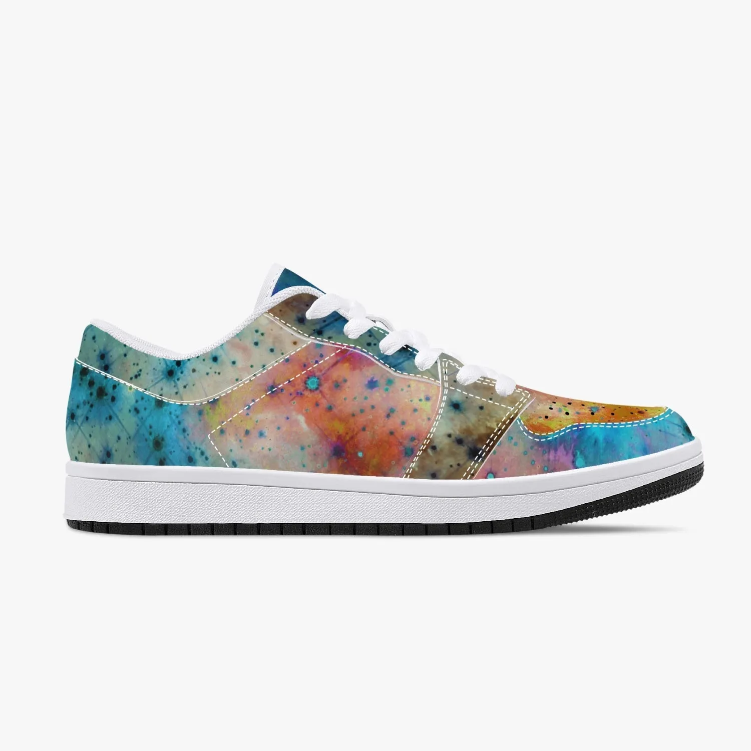 Acquiesce Nightshade Psychedelic Split-Style Low-Top Sneakers