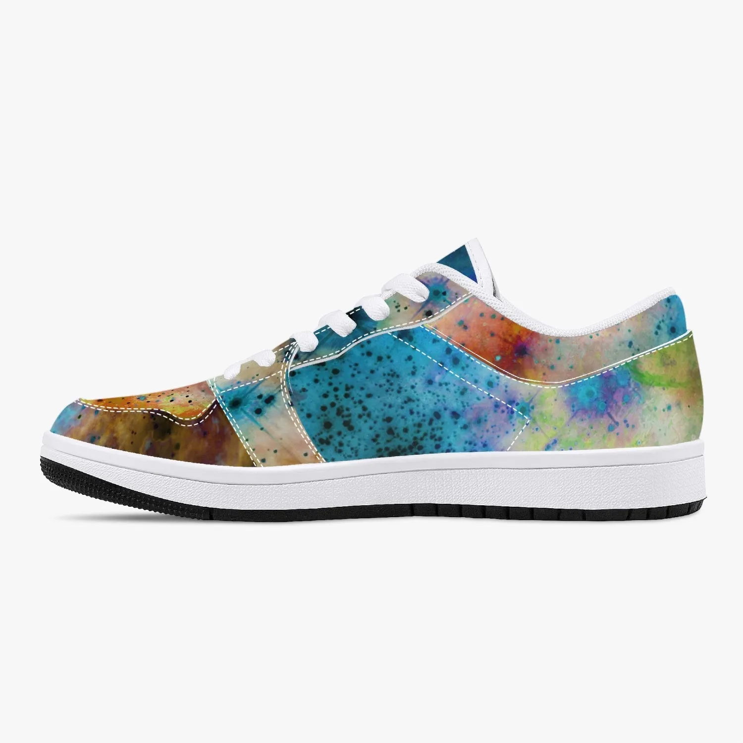 Acquiesce Nightshade Psychedelic Split-Style Low-Top Sneakers