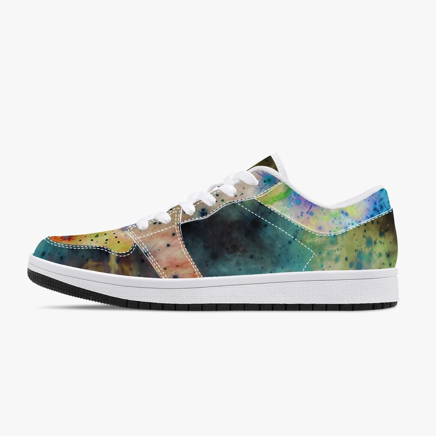 Acquiesce Nightshade Psychedelic Split-Style Low-Top Sneakers
