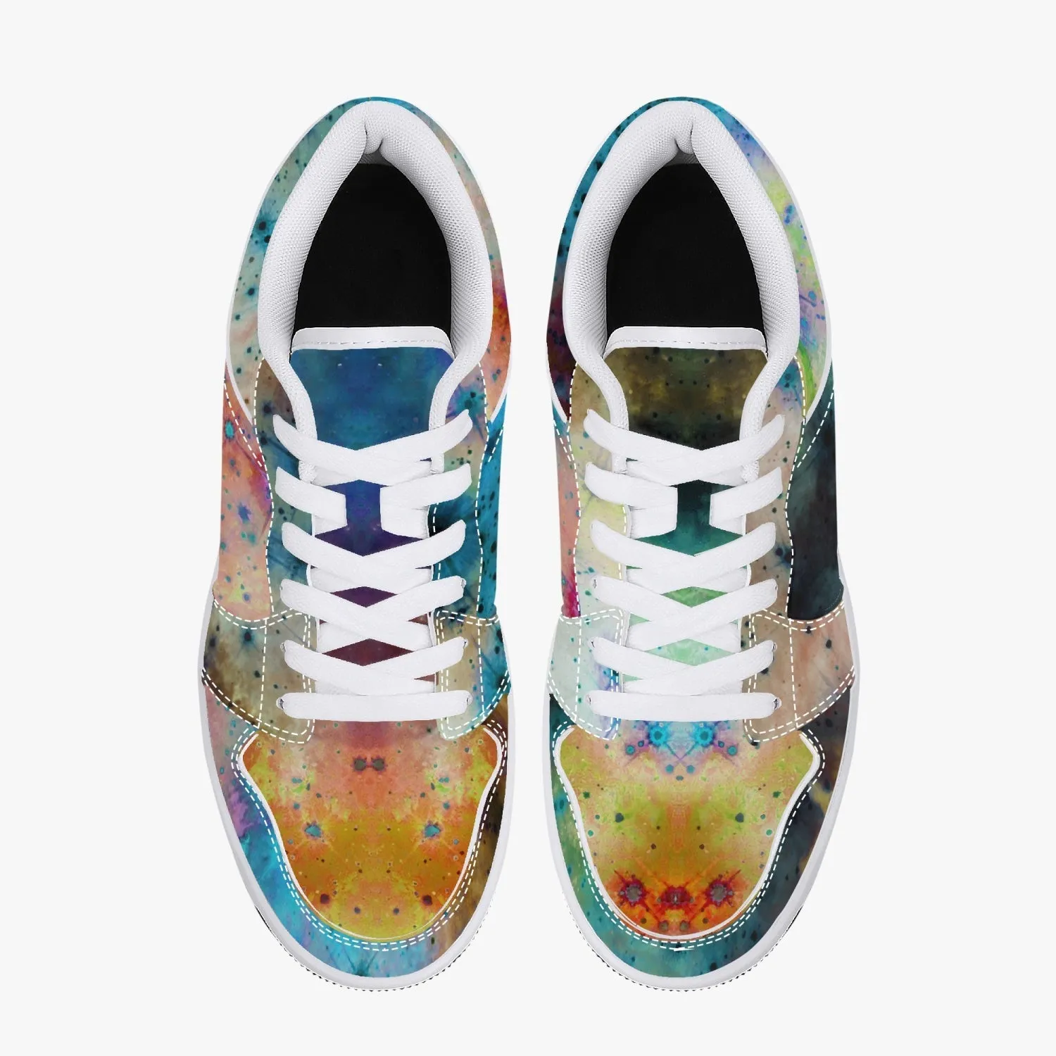 Acquiesce Nightshade Psychedelic Split-Style Low-Top Sneakers