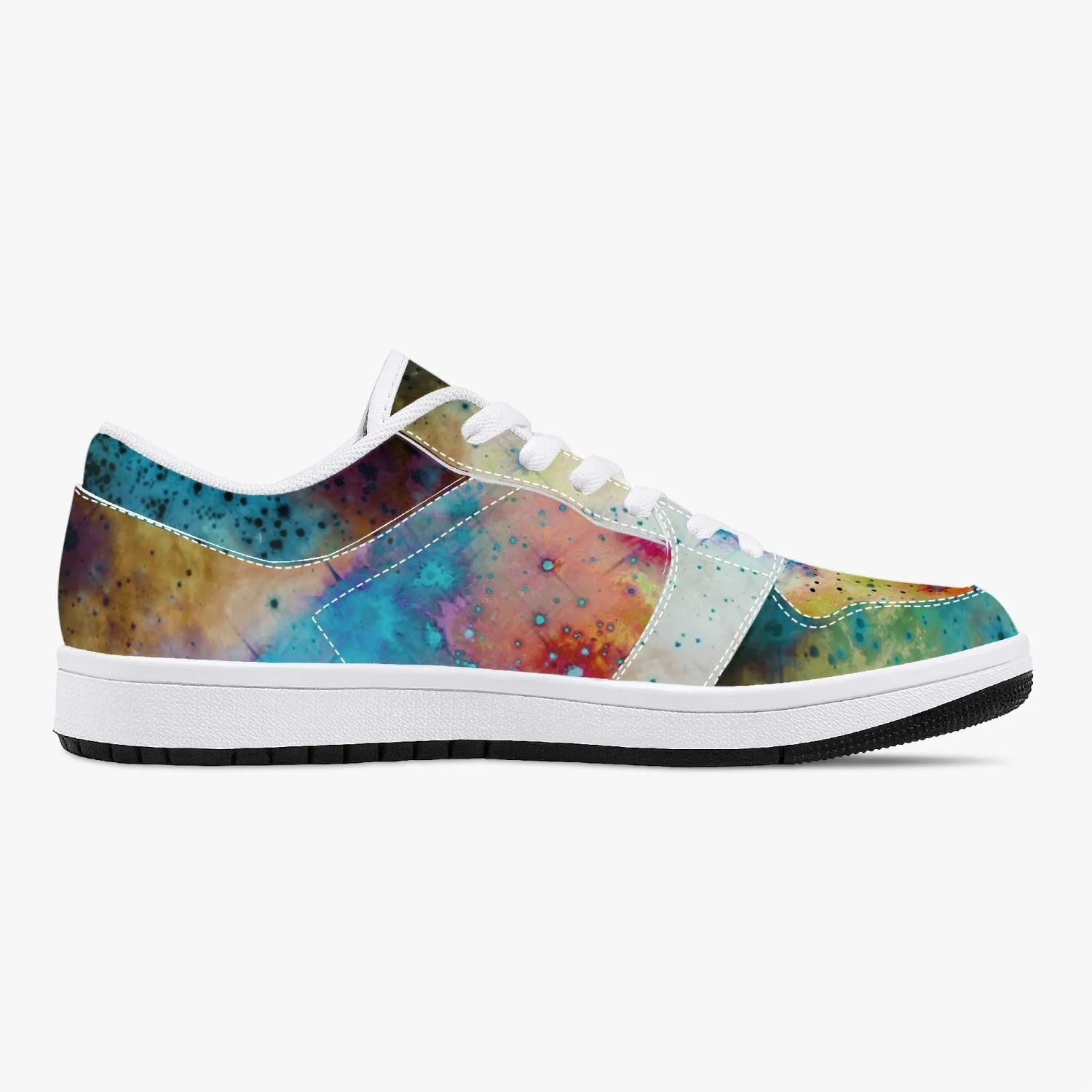 Acquiesce Nightshade Psychedelic Split-Style Low-Top Sneakers