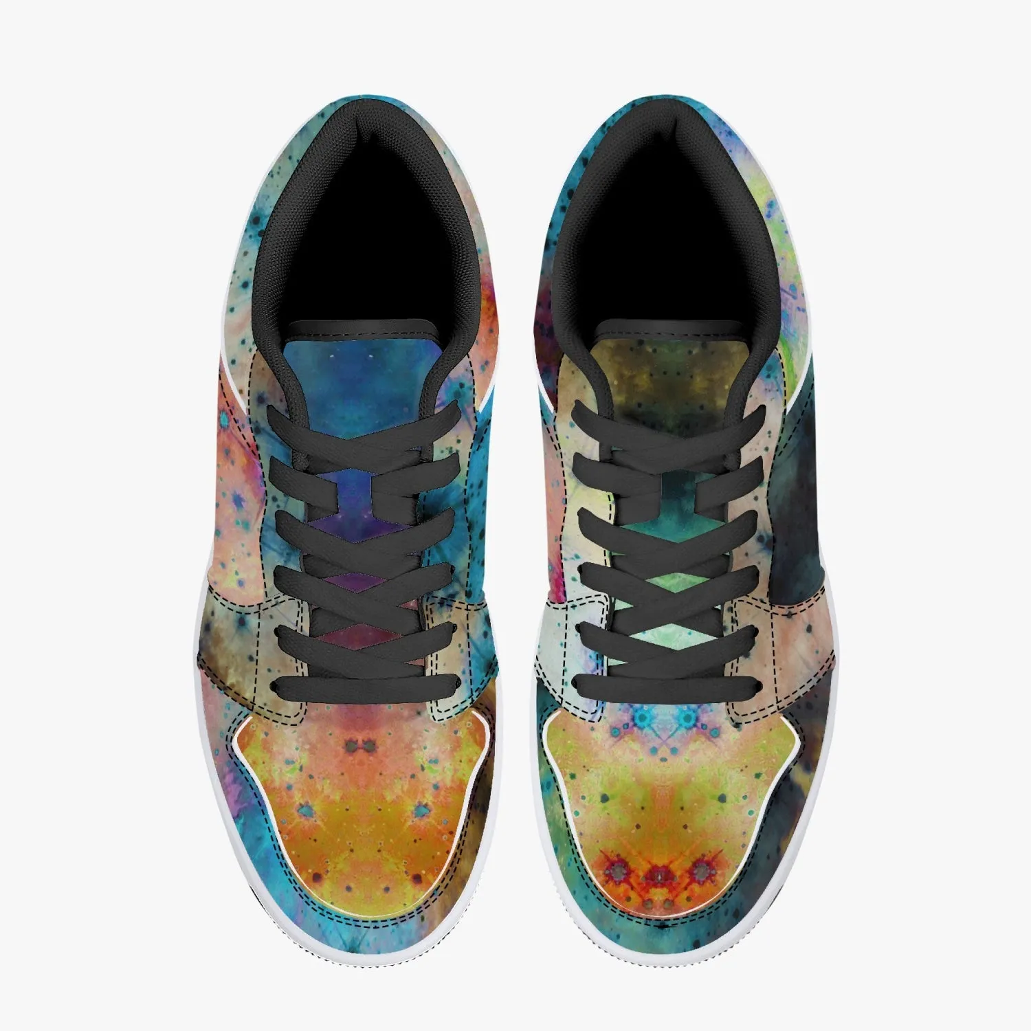 Acquiesce Nightshade Psychedelic Split-Style Low-Top Sneakers