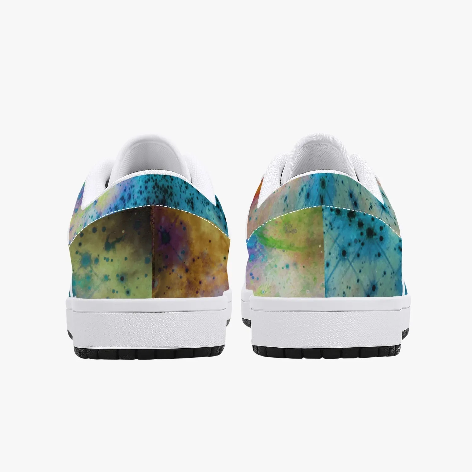 Acquiesce Nightshade Psychedelic Split-Style Low-Top Sneakers
