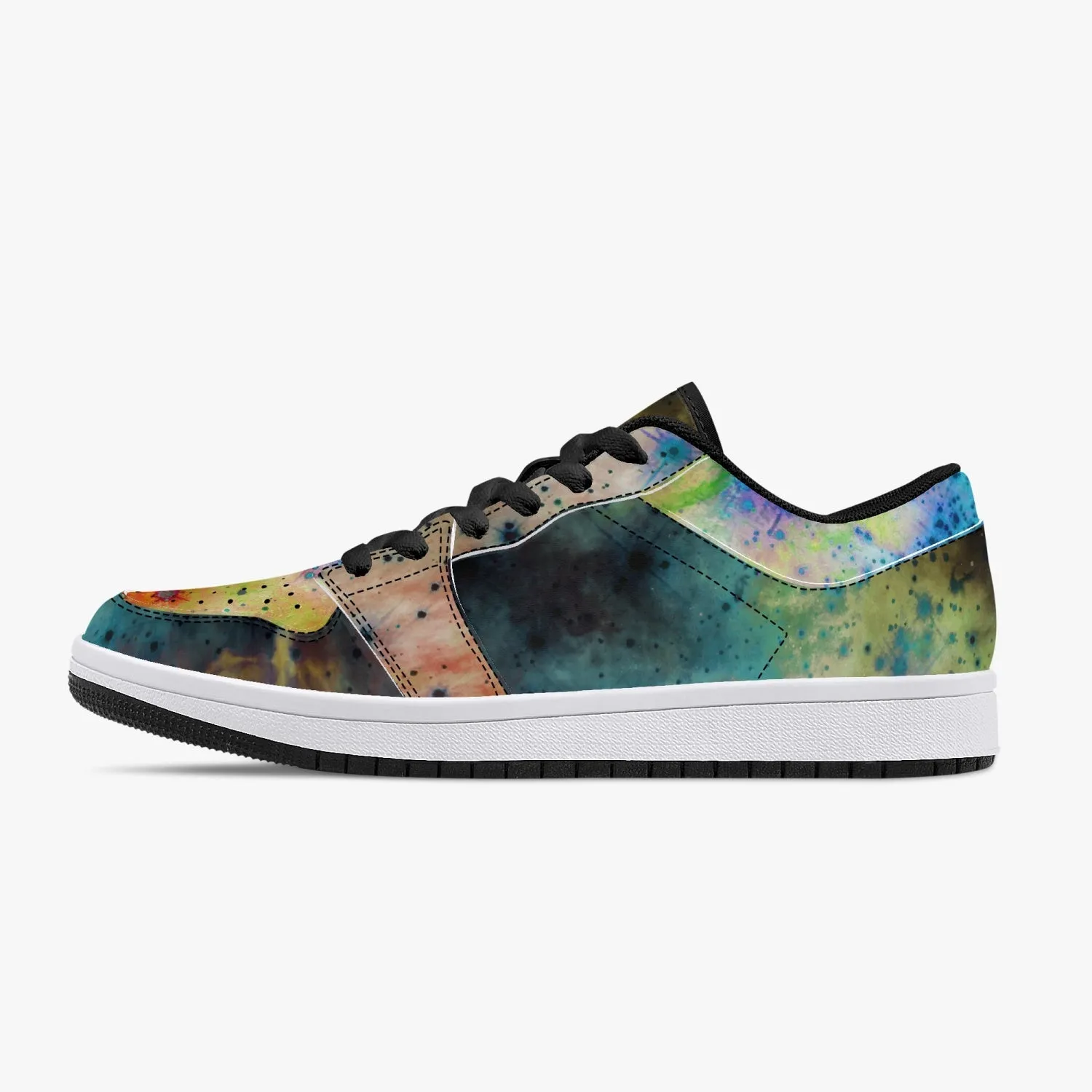 Acquiesce Nightshade Psychedelic Split-Style Low-Top Sneakers