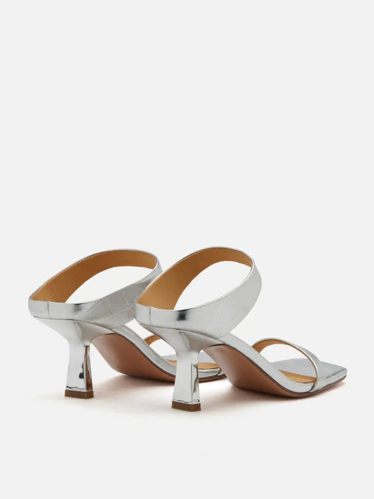 Annalise Metallic Heel Sandals