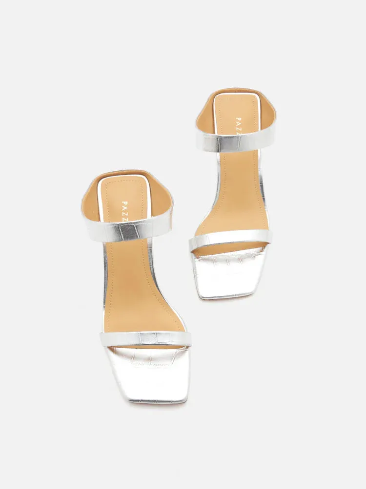 Annalise Metallic Heel Sandals