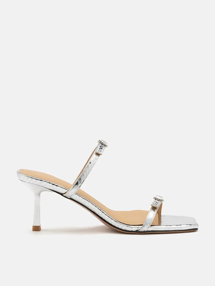 Augusta Buckled Strap Heel Sandals