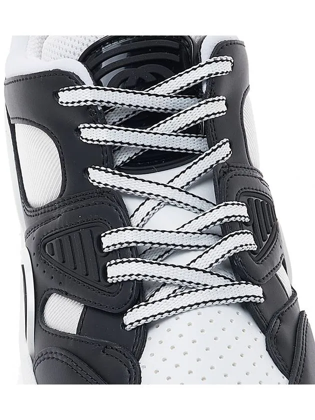 Basket Leather Low Top Sneakers Black White