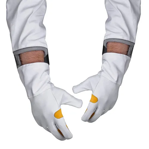 Beekeeping Bee Gloves Cow Hide Ventilated Heavy Duty Gloves  S