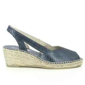 Calzanor 2047 Navy Slingback Espadrilles