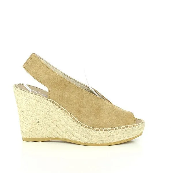 Calzanor 2214 Tan Slingback Espadrilles