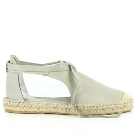 Calzanor 9307BPO Grey Lace-Up Espadrilles