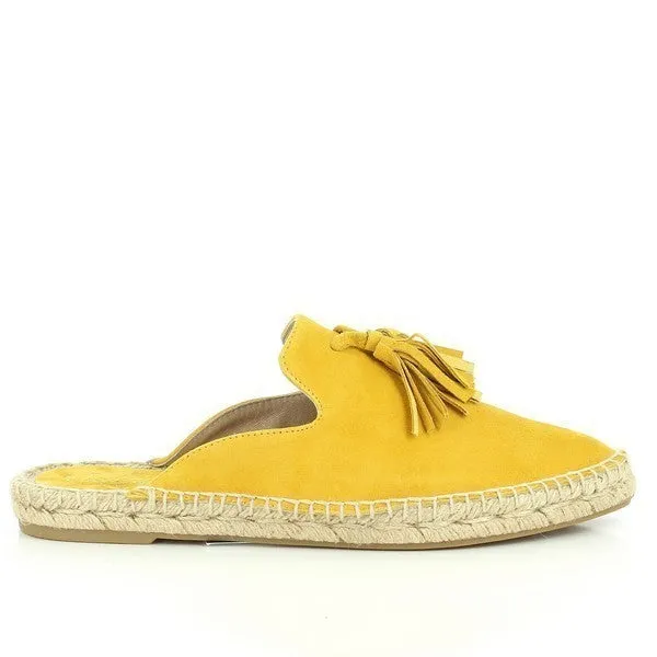 Calzanor 9409PO Yellow Slide Espadrilles