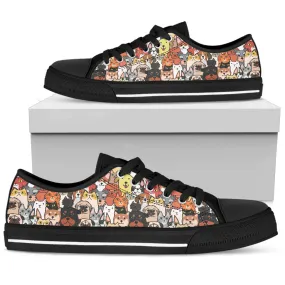 Cani e Gatti Women's Low Top Sneakers