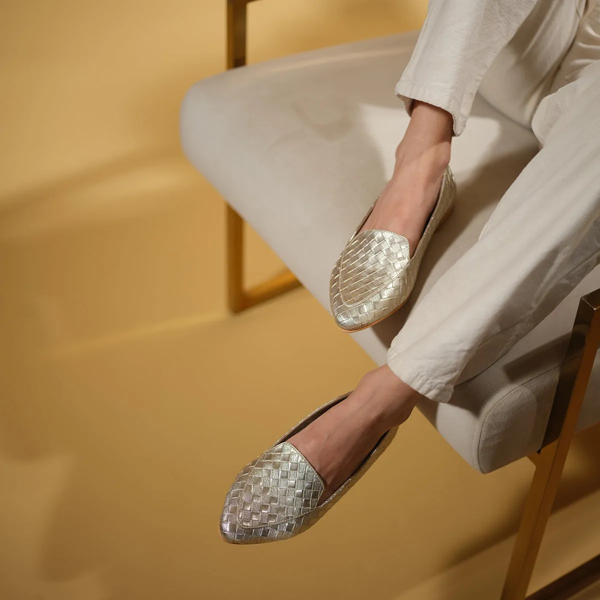 Carin Textured Loafers