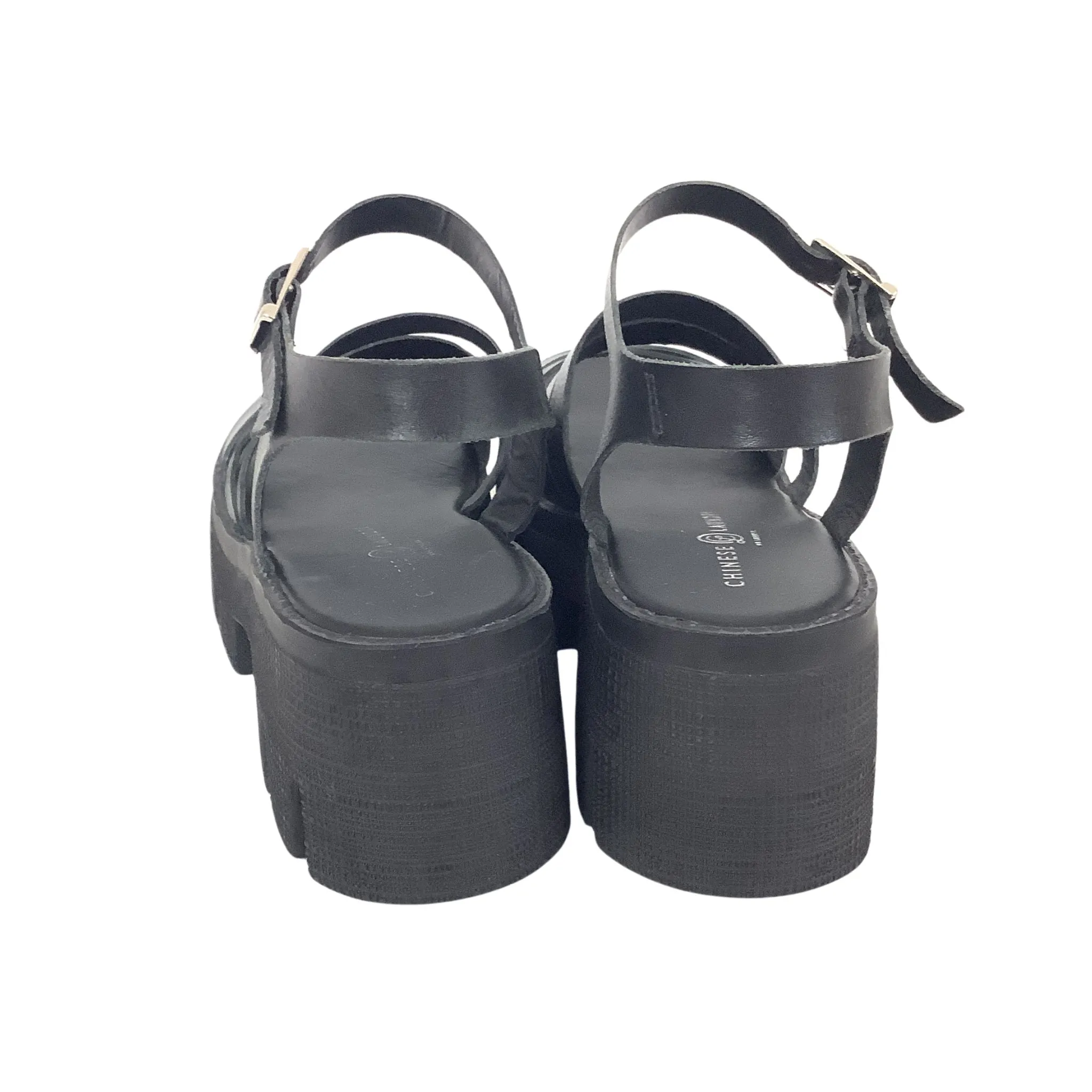 Chunky Black Sandals