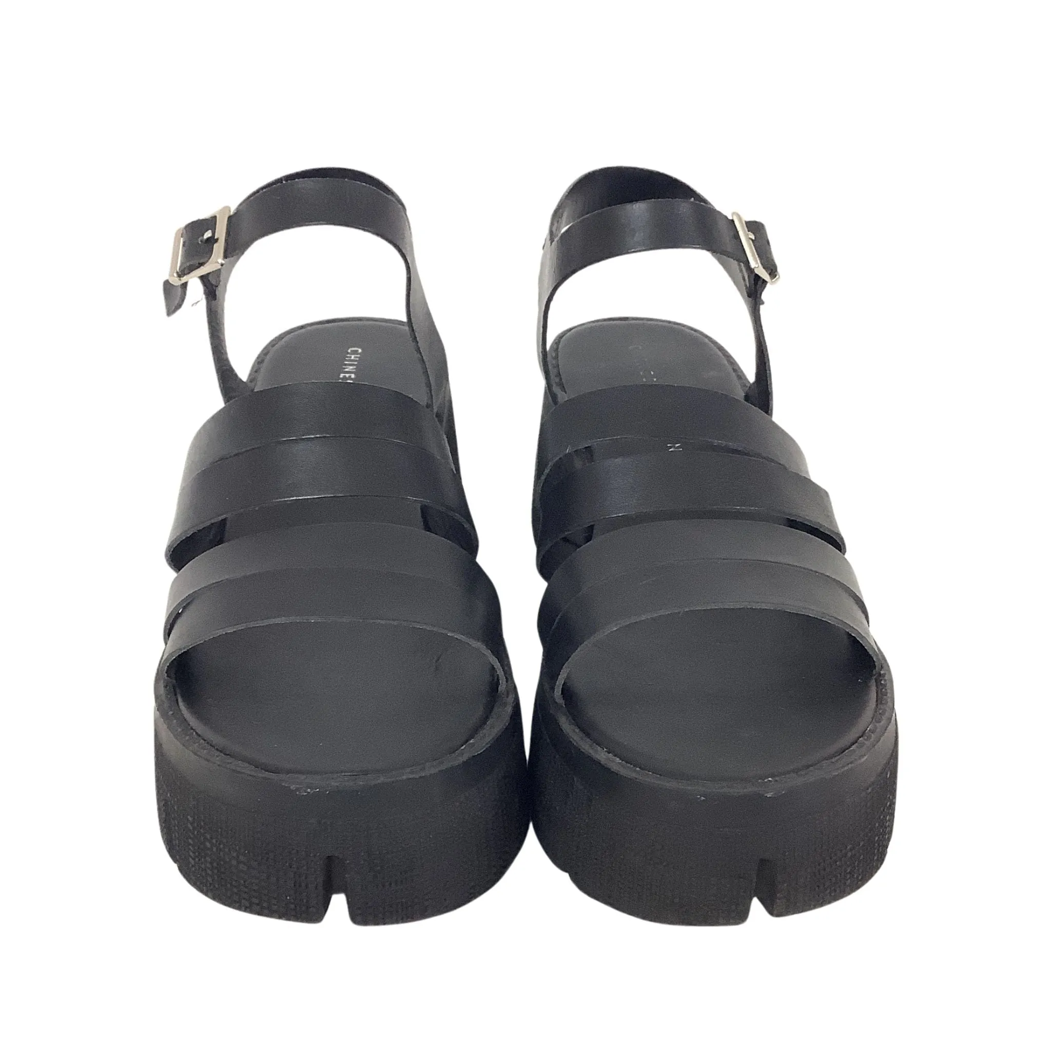 Chunky Black Sandals