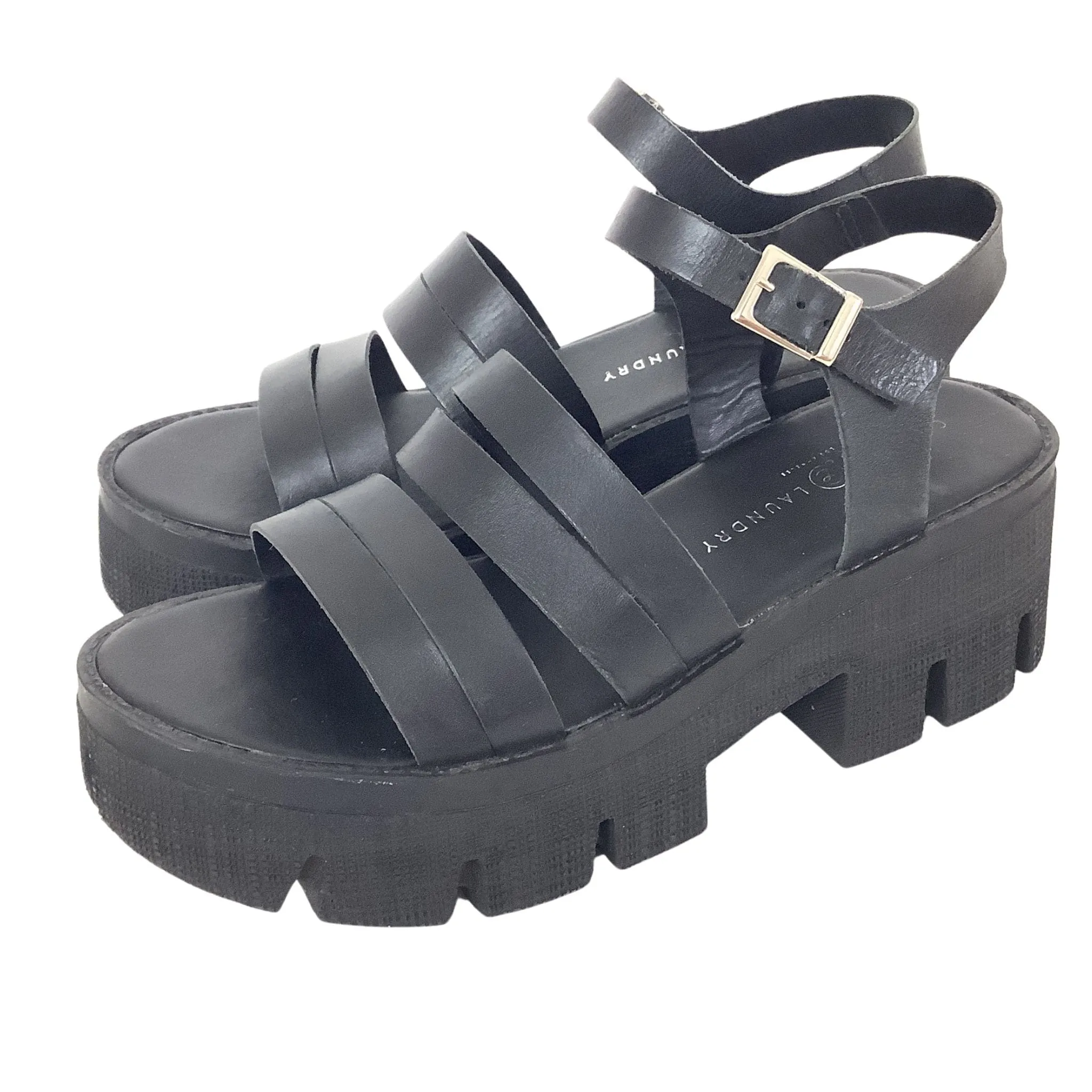 Chunky Black Sandals