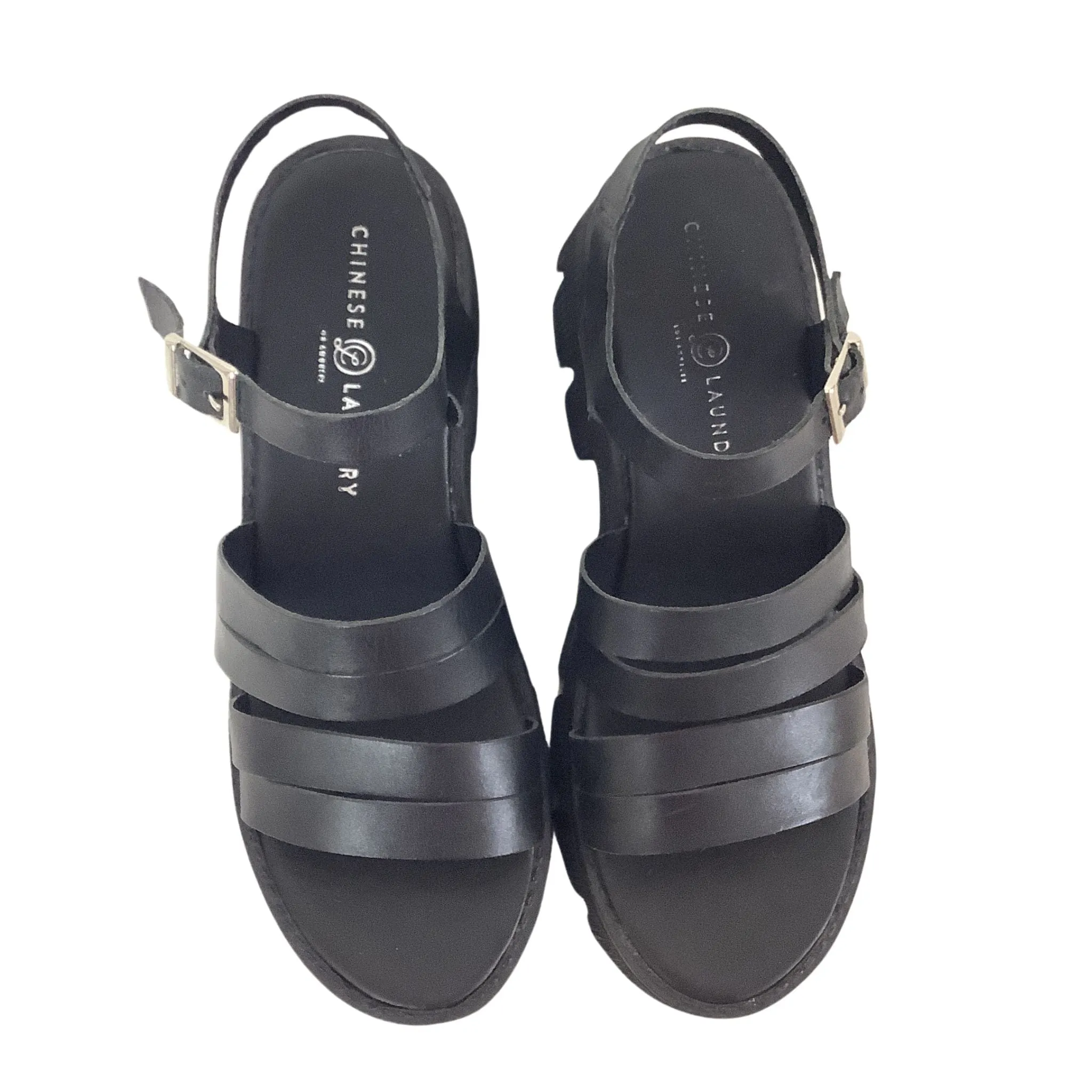 Chunky Black Sandals