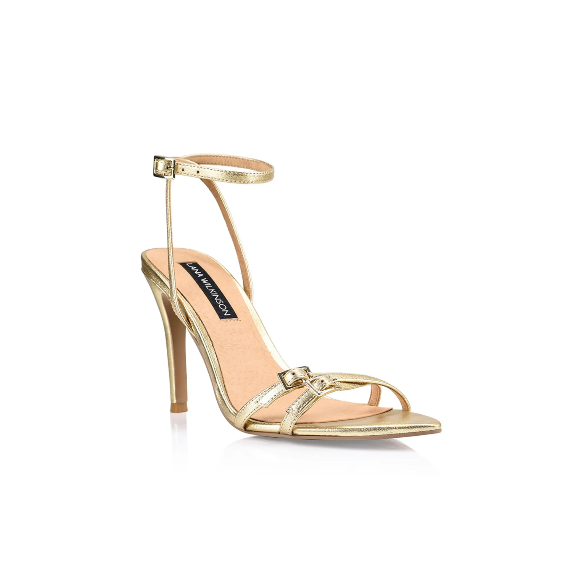 Claire Sandal Gold Metallic Leather