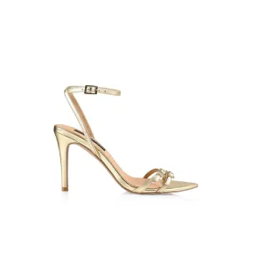 Claire Sandal Gold Metallic Leather