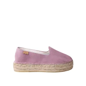 Closed Toe Suede Leather Espadrilles for Women - Keira