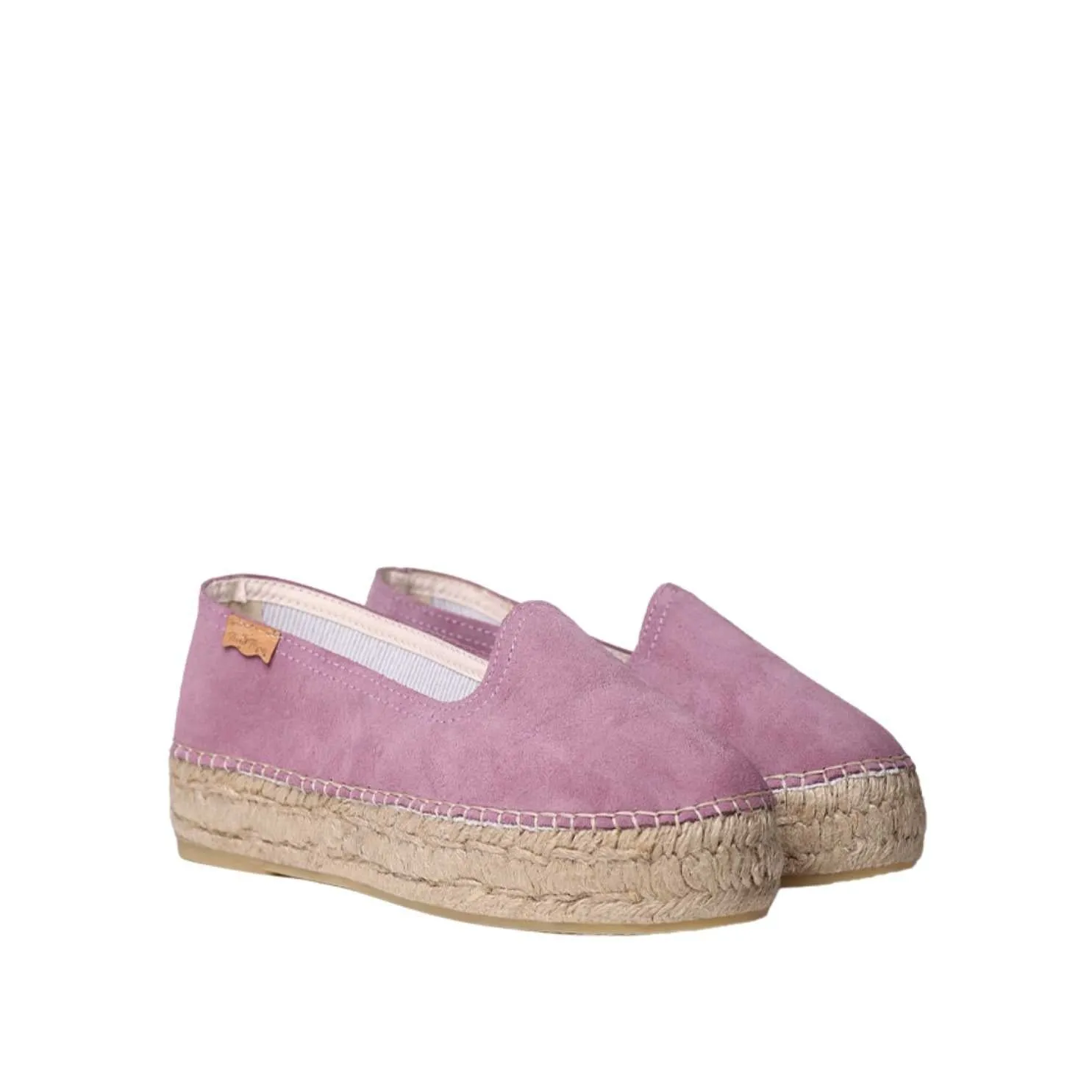 Closed Toe Suede Leather Espadrilles for Women - Keira