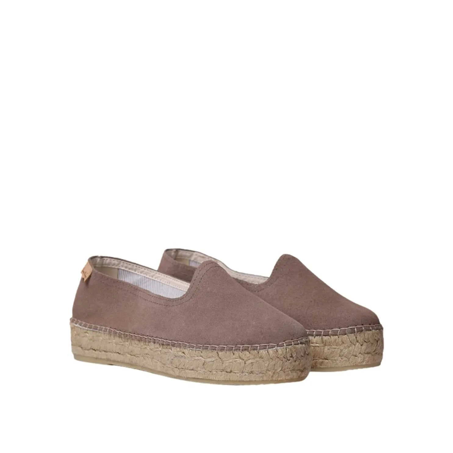Closed Toe Suede Leather Espadrilles for Women - Keira