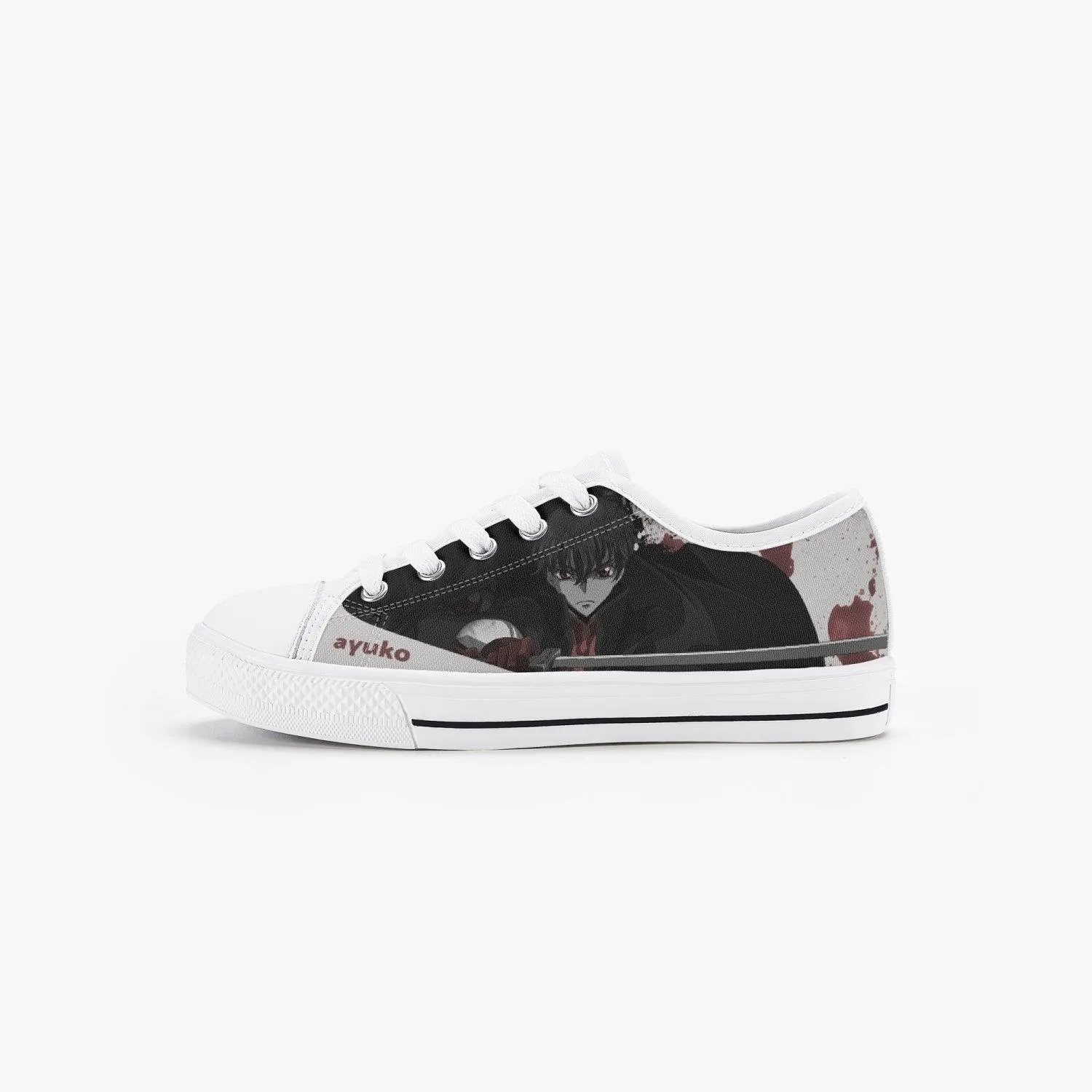 Code Geass Suzaku Kids A-Star Low Anime Shoes