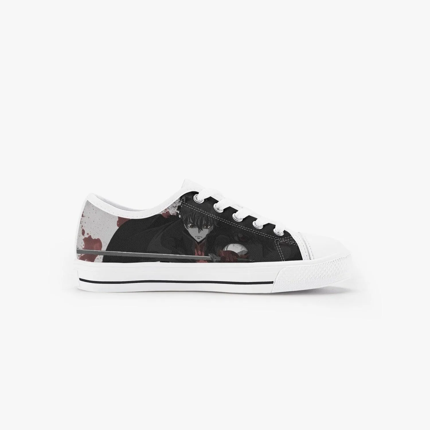 Code Geass Suzaku Kids A-Star Low Anime Shoes