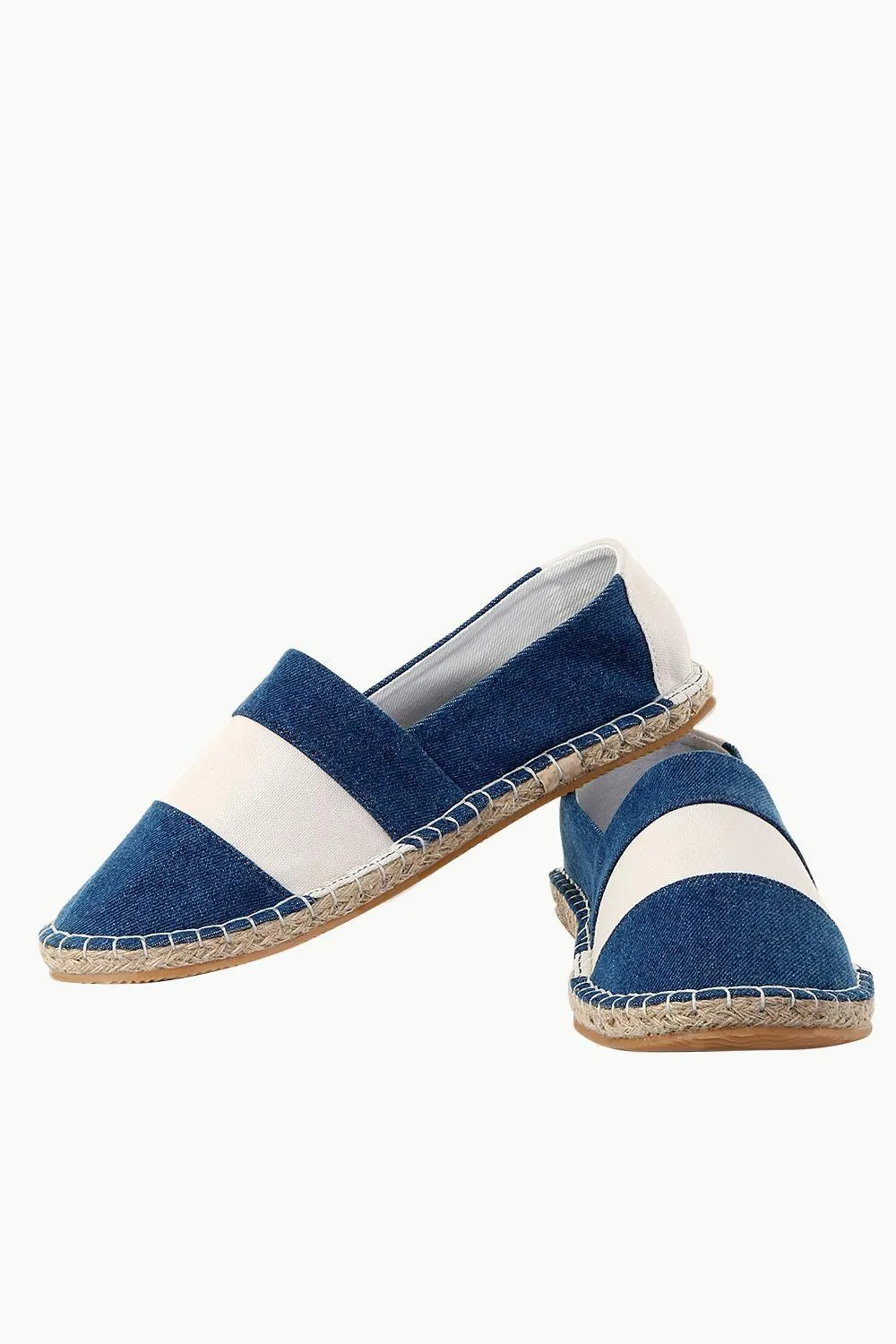 Cut N Sew Indigo Denim Espadrilles