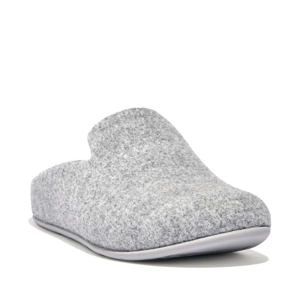 FitFlop Chrissie II Haus Felt Slippers Grey