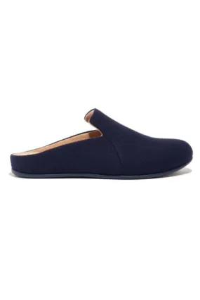 FitFlop Women's Chrissie II Haus Felt Slippers in Midnight Navy