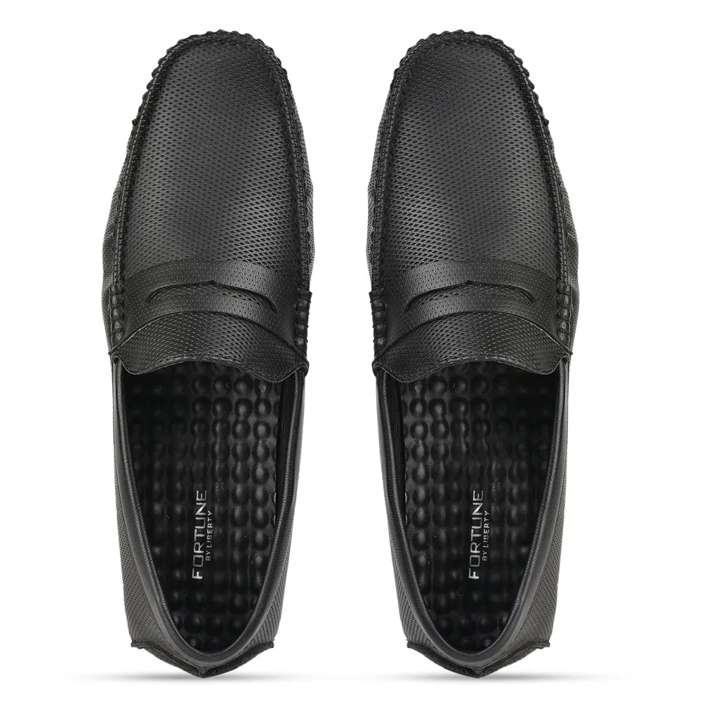 Fortune (BLACK) Casual Loafer Shoes For Men AVN-05 By Liberty