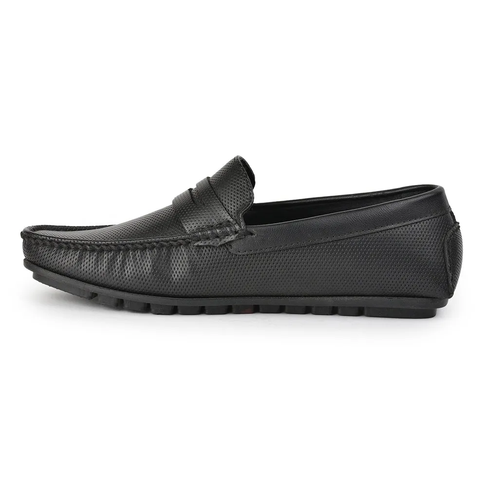 Fortune (BLACK) Casual Loafer Shoes For Men AVN-05 By Liberty