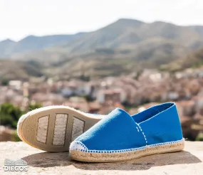French blue espadrilles