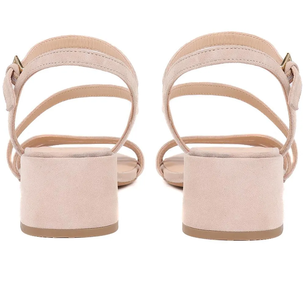 Ginette2 Heeled Leather Sandals - GINETTE2 / 325 061