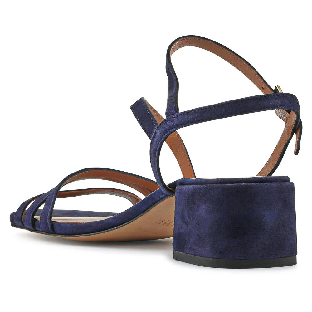 Ginette2 Heeled Leather Sandals - GINETTE2 / 325 061