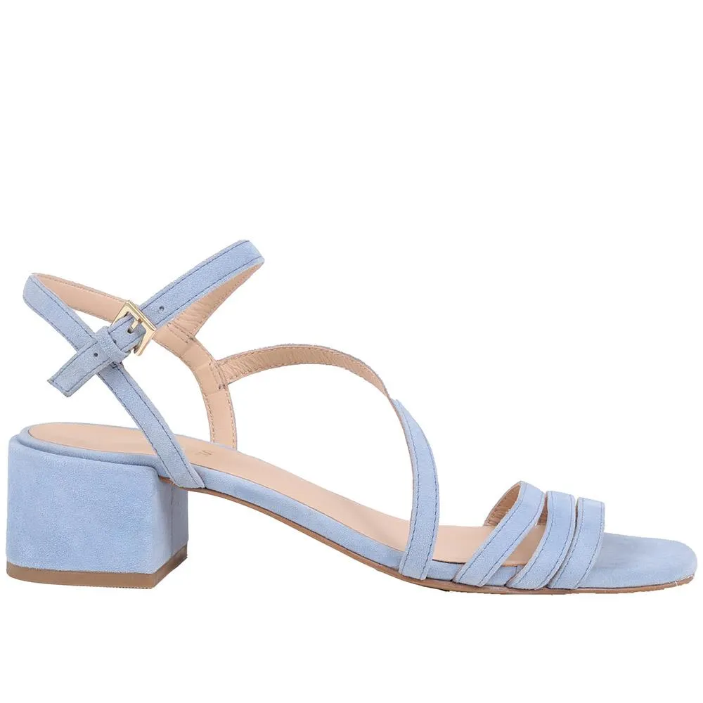 Ginette2 Heeled Leather Sandals - GINETTE2 / 325 061