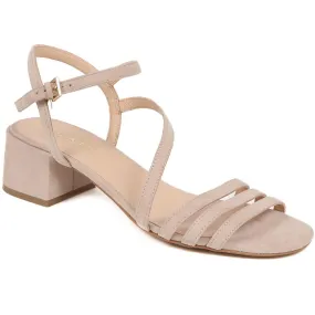 Ginette2 Heeled Leather Sandals - GINETTE2 / 325 061