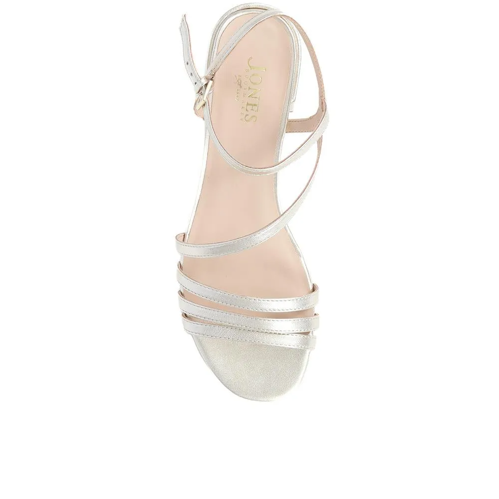 Ginette2 Heeled Leather Sandals - GINETTE2 / 325 061