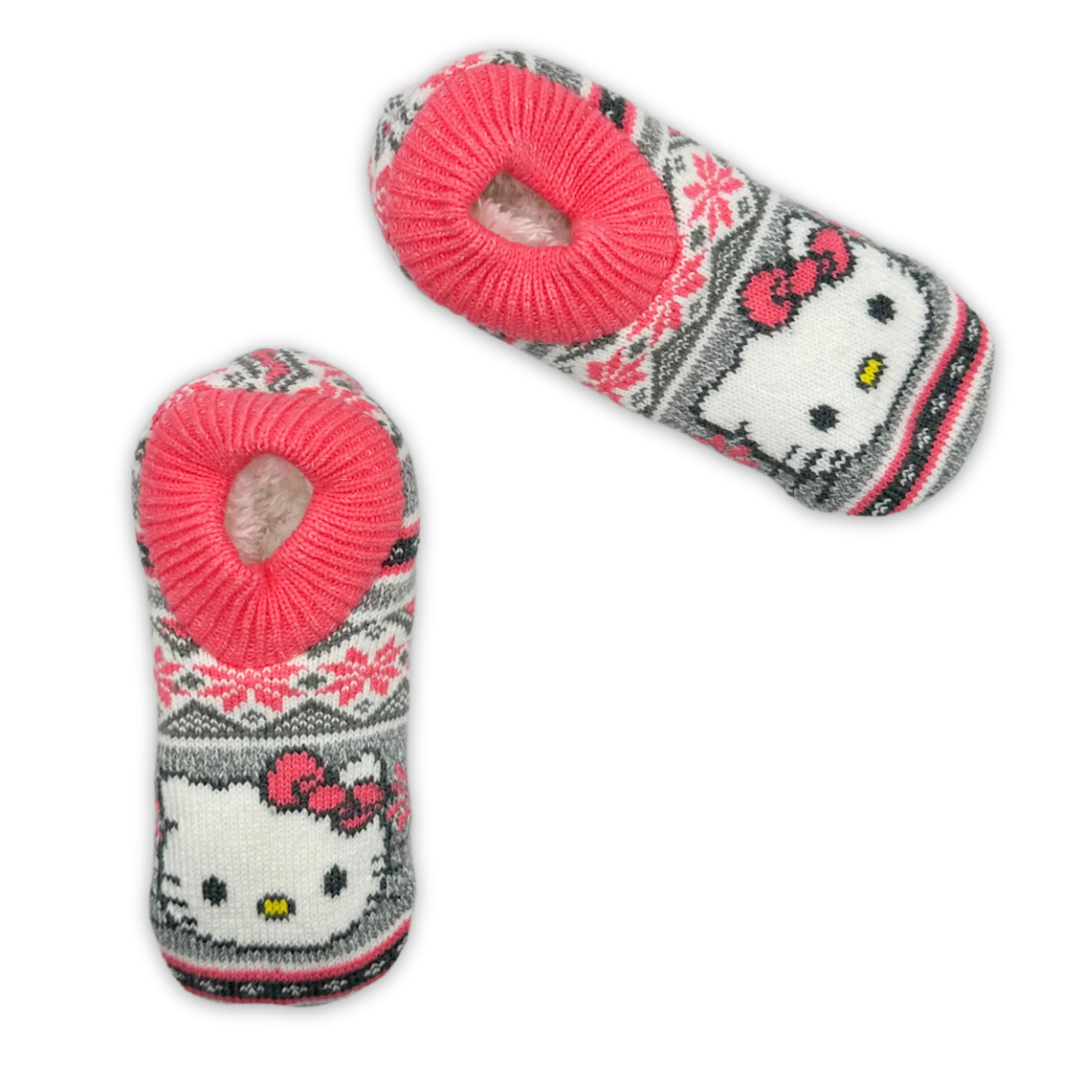 Hello Kitty Cuffer Slipper Socks