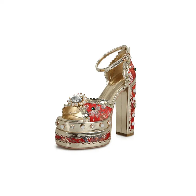 Luxury Gold Metallic Shoes