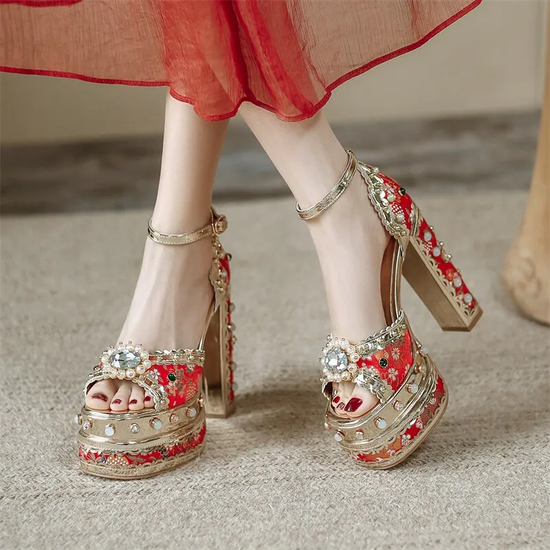 Luxury Gold Metallic Shoes