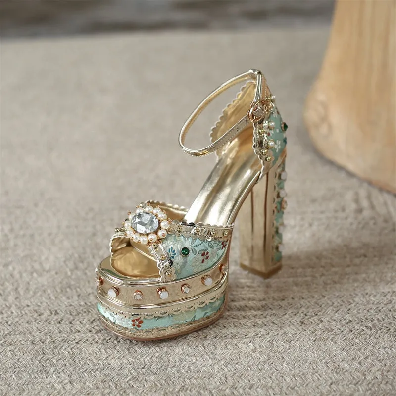 Luxury Gold Metallic Shoes