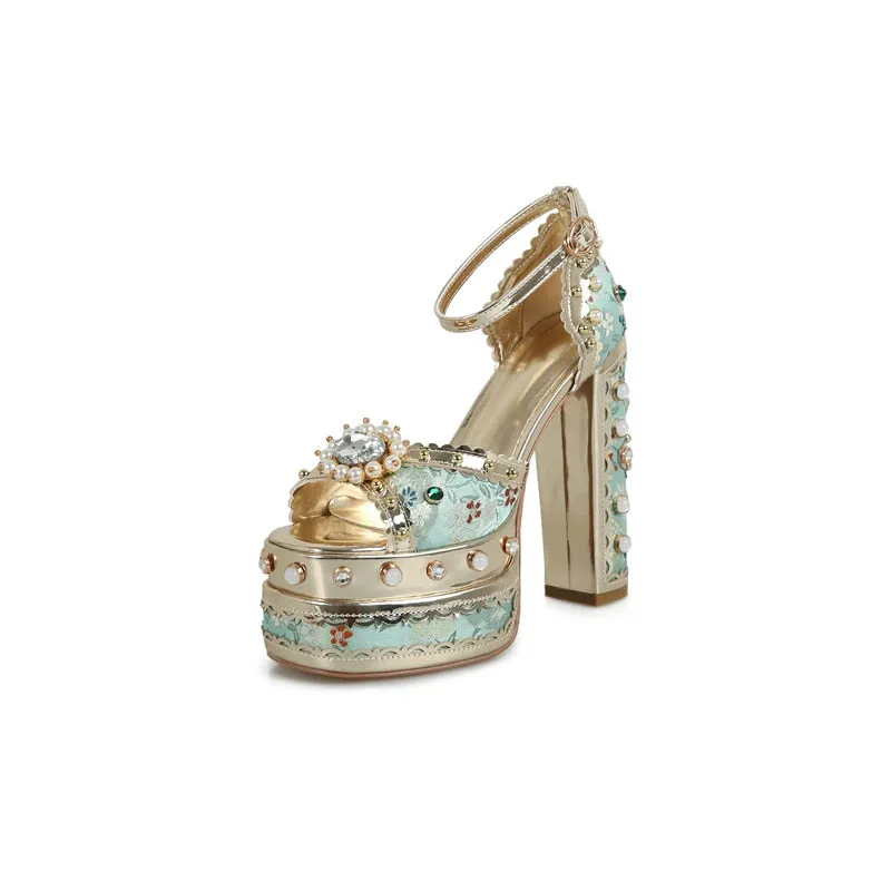 Luxury Gold Metallic Shoes