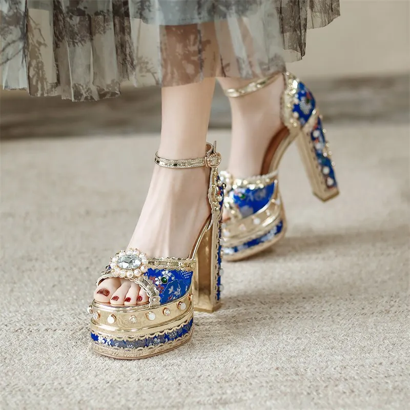 Luxury Gold Metallic Shoes