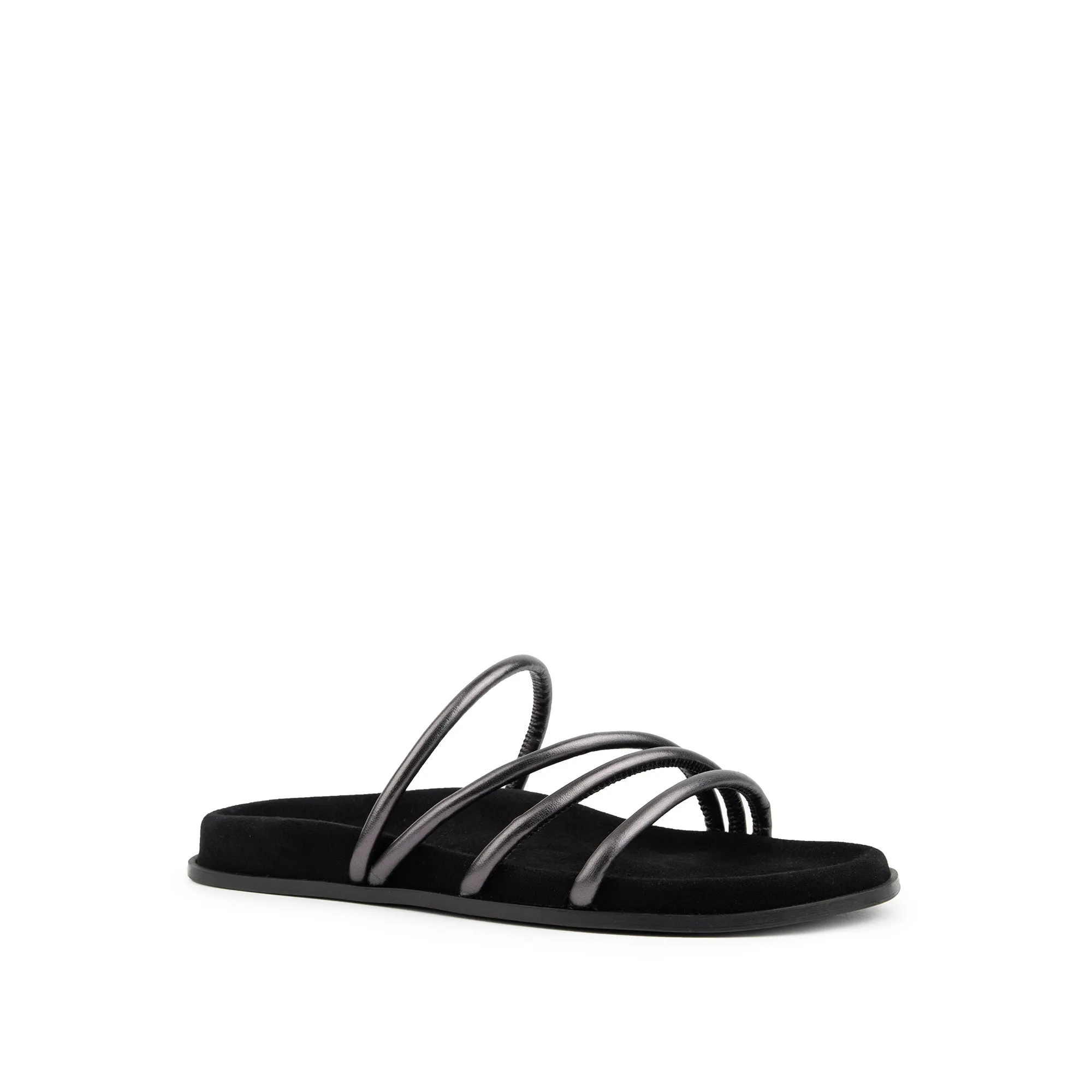 Milena Slides Gunmetal